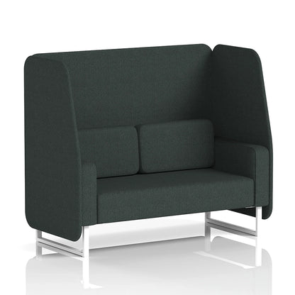Brixworth Open Booth in Single Tone - 2 Seater