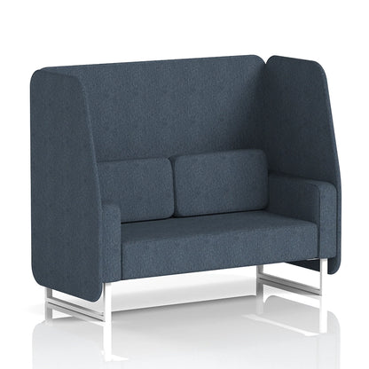 Brixworth Open Booth in Single Tone - 2 Seater