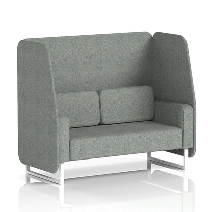 Brixworth Open Booth in Single Tone - 2 Seater