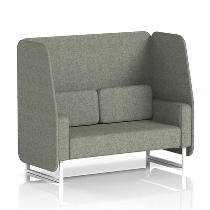 Brixworth Open Booth in Single Tone - 2 Seater