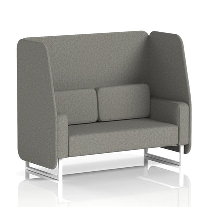 Brixworth Open Booth in Single Tone - 2 Seater