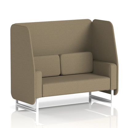 Brixworth Open Booth in Single Tone - 2 Seater