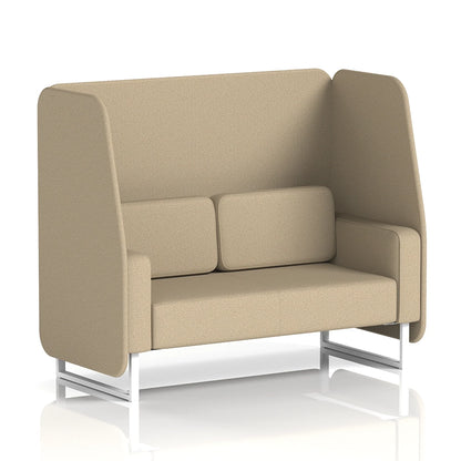 Brixworth Open Booth in Single Tone - 2 Seater