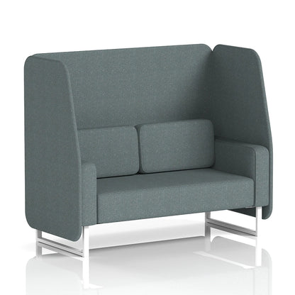 Brixworth Open Booth in Single Tone - 2 Seater