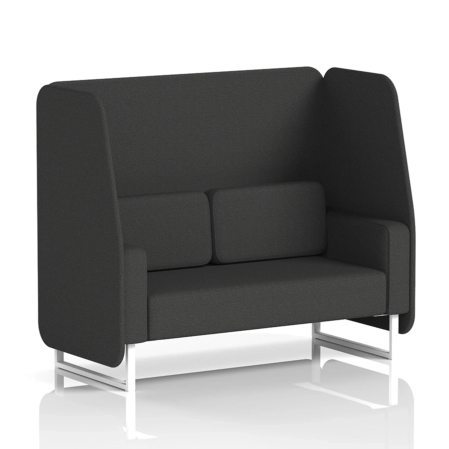 Brixworth Open Booth in Single Tone - 2 Seater