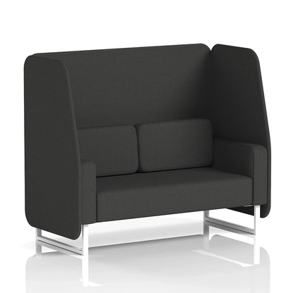 Brixworth Open Booth in Single Tone - 2 Seater