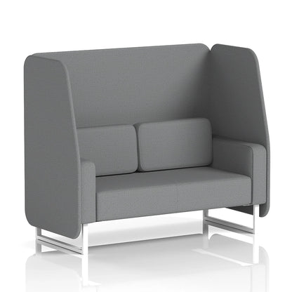 Brixworth Open Booth in Single Tone - 2 Seater