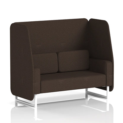 Brixworth Open Booth in Single Tone - 2 Seater
