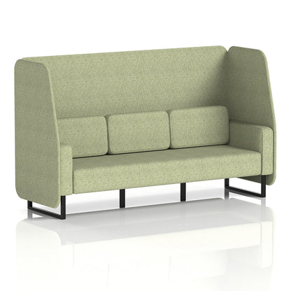 Brixworth Open Booth in Single Tone - 3 Seater