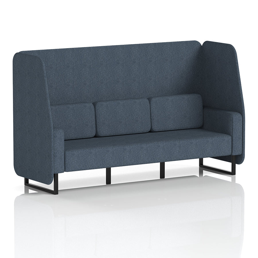 Brixworth Open Booth in Single Tone - 3 Seater