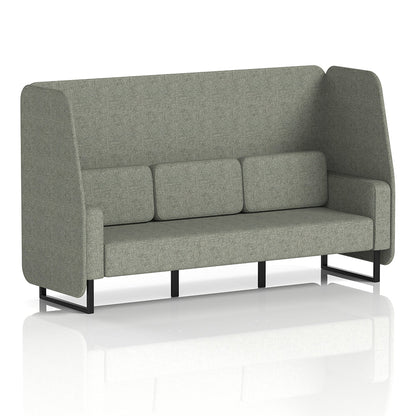Brixworth Open Booth in Single Tone - 3 Seater