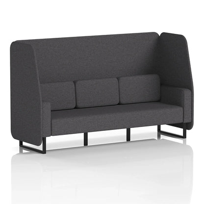 Brixworth Open Booth in Single Tone - 3 Seater