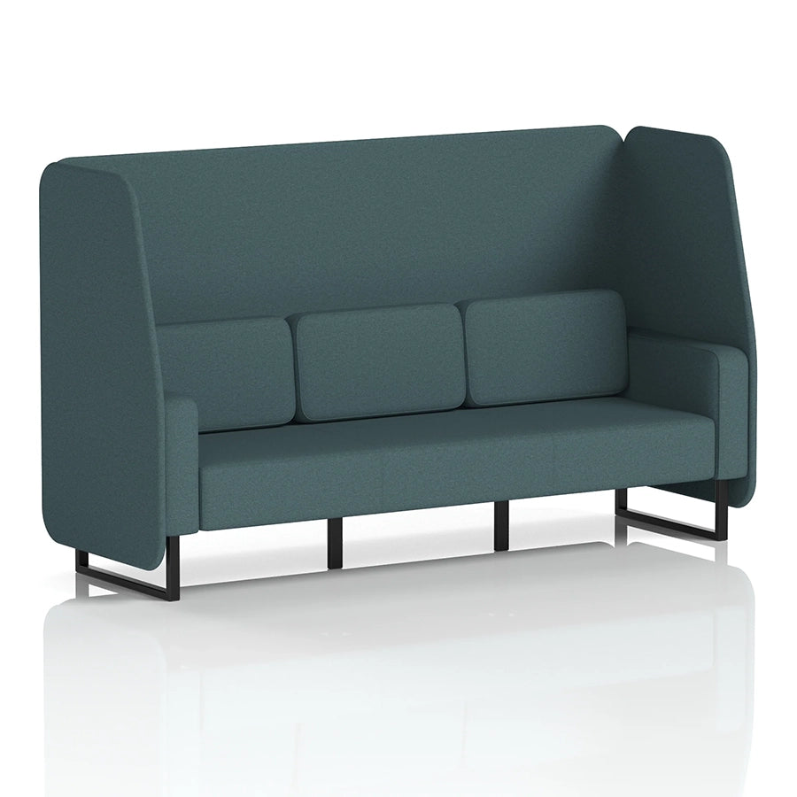 Brixworth Open Booth in Single Tone - 3 Seater