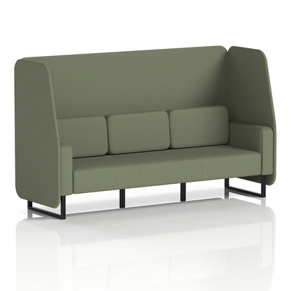 Brixworth Open Booth in Single Tone - 3 Seater