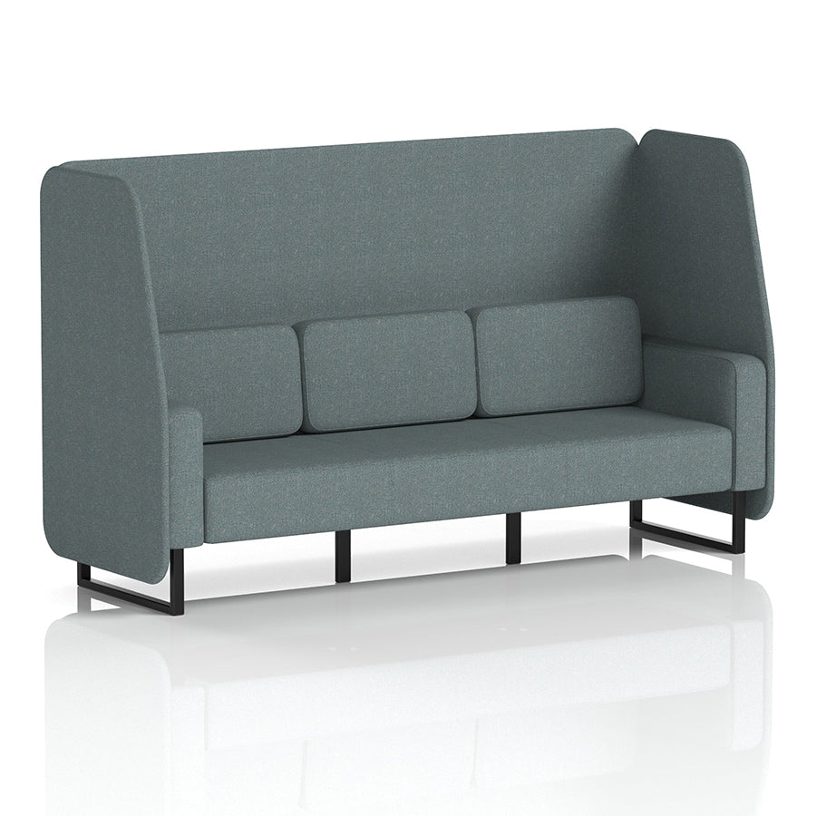Brixworth Open Booth in Single Tone - 3 Seater