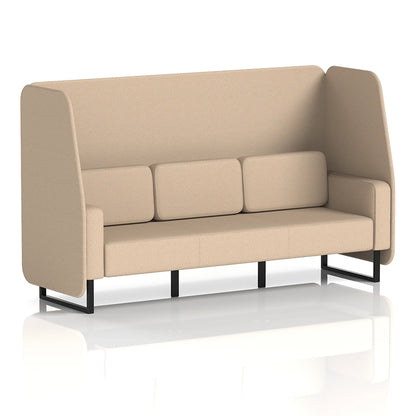 Brixworth Open Booth in Single Tone - 3 Seater