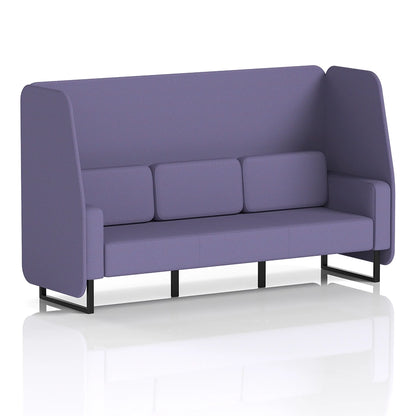 Brixworth Open Booth in Single Tone - 3 Seater