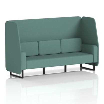 Brixworth Open Booth in Single Tone - 3 Seater