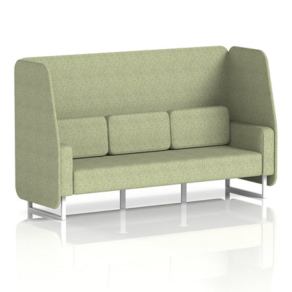 Brixworth Open Booth in Single Tone - 3 Seater