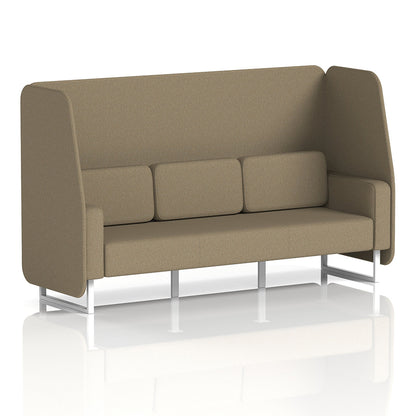 Brixworth Open Booth in Single Tone - 3 Seater