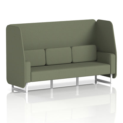 Brixworth Open Booth in Single Tone - 3 Seater