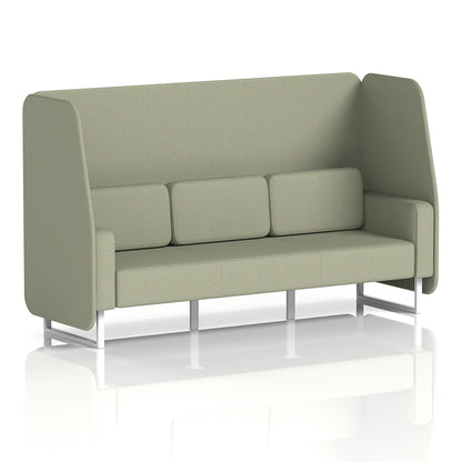 Brixworth Open Booth in Single Tone - 3 Seater