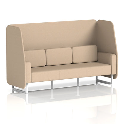 Brixworth Open Booth in Single Tone - 3 Seater