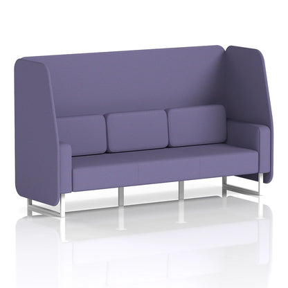 Brixworth Open Booth in Single Tone - 3 Seater