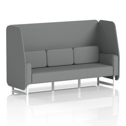 Brixworth Open Booth in Single Tone - 3 Seater