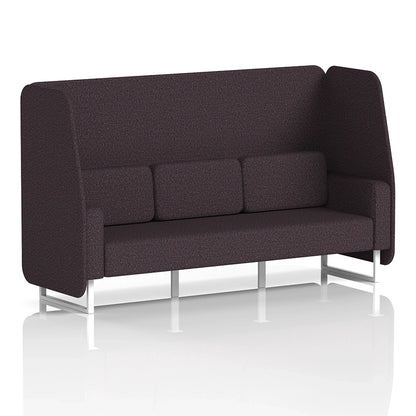 Brixworth Open Booth in Single Tone - 3 Seater