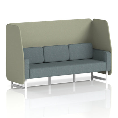 Brixworth Open Booth in Two Tone - 3 Seater