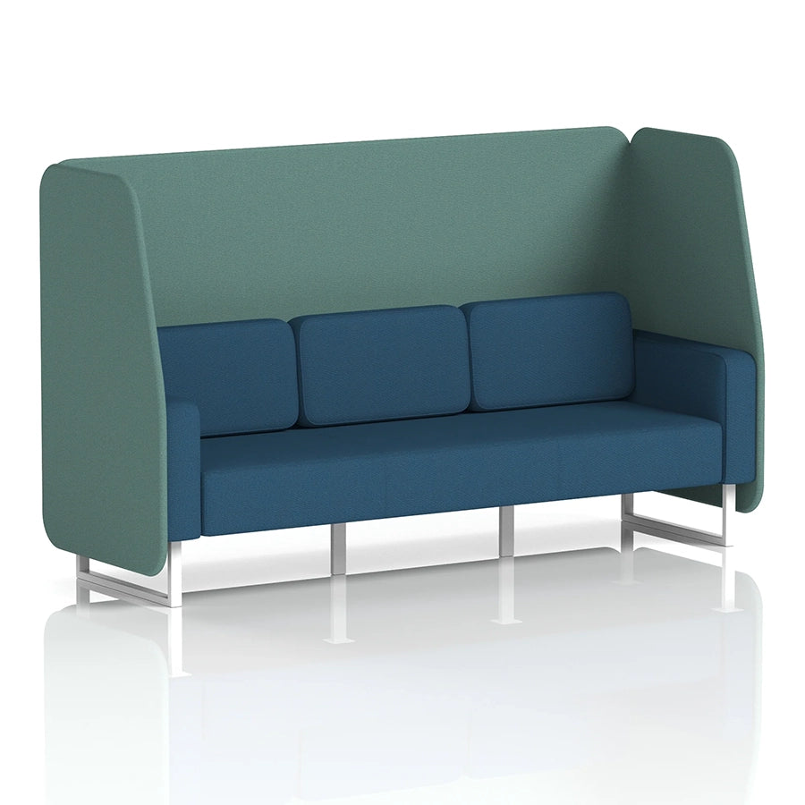 Brixworth Open Booth in Two Tone - 3 Seater