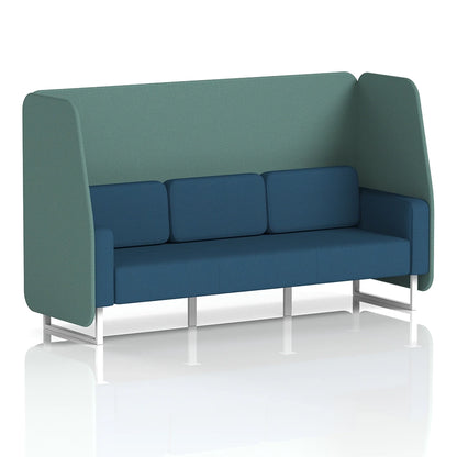 Brixworth Open Booth in Two Tone - 3 Seater