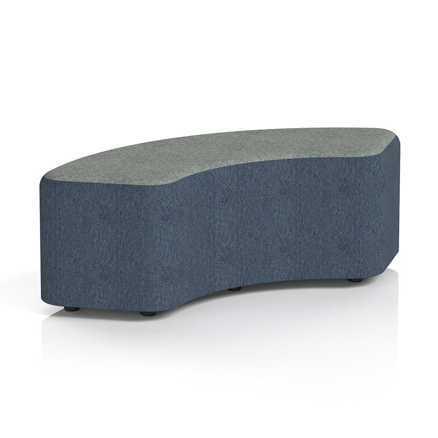 Harlestone Curved Stool in Two Tone - 90 or 180 degree curves