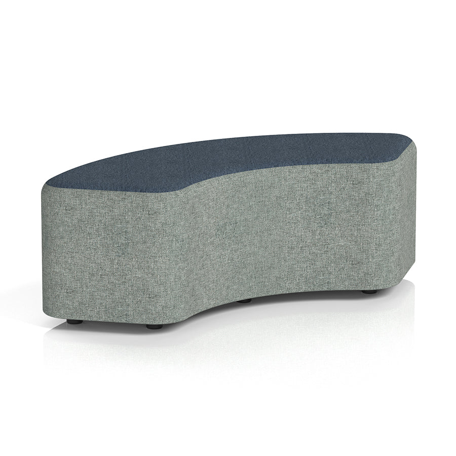 Harlestone Curved Stool in Two Tone - 90 or 180 degree curves