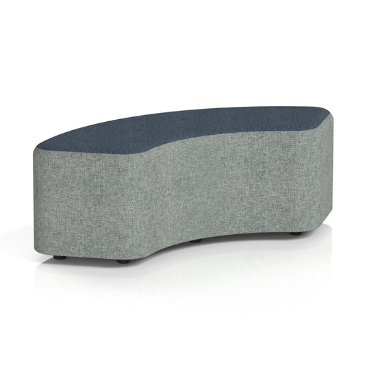 Harlestone Curved Stool in Two Tone - 90 or 180 degree curves