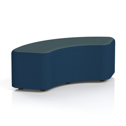 Harlestone Curved Stool in Two Tone - 90 or 180 degree curves