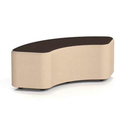 Harlestone Curved Stool in Two Tone - 90 or 180 degree curves