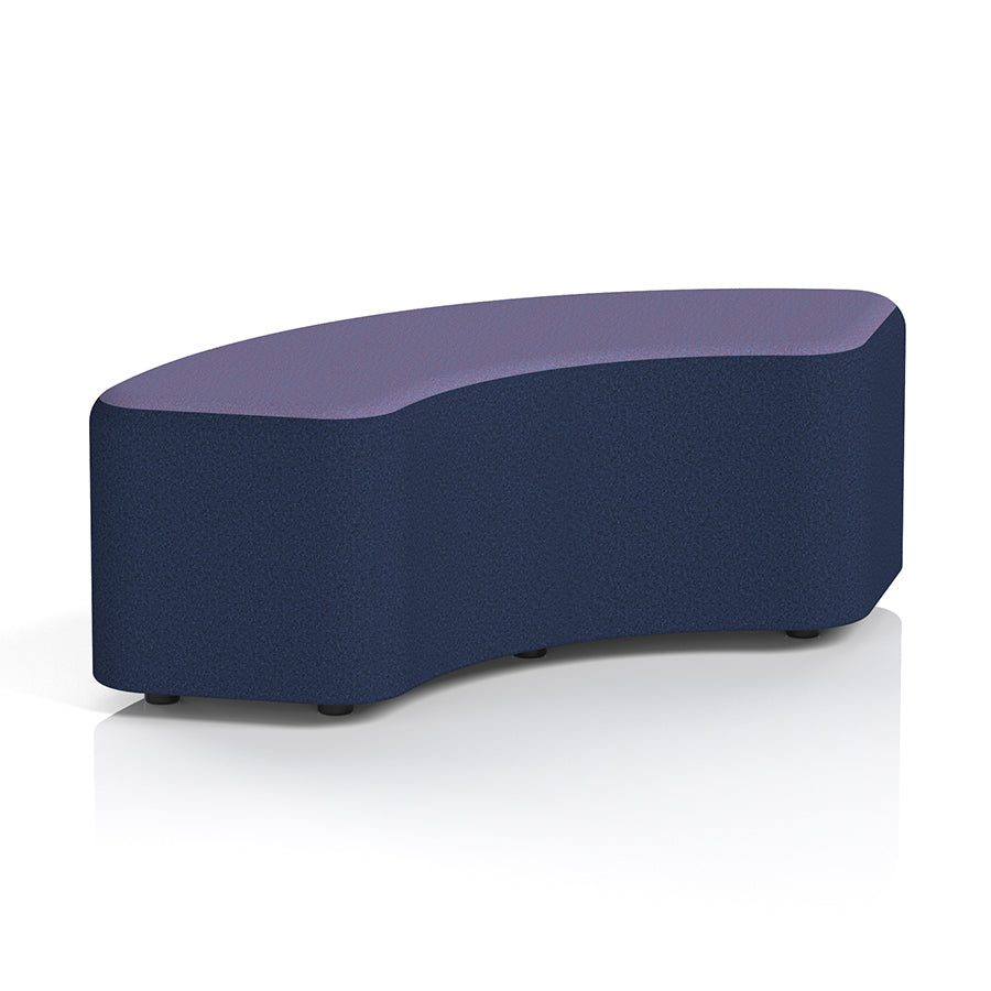 Harlestone Curved Stool in Two Tone - 90 or 180 degree curves