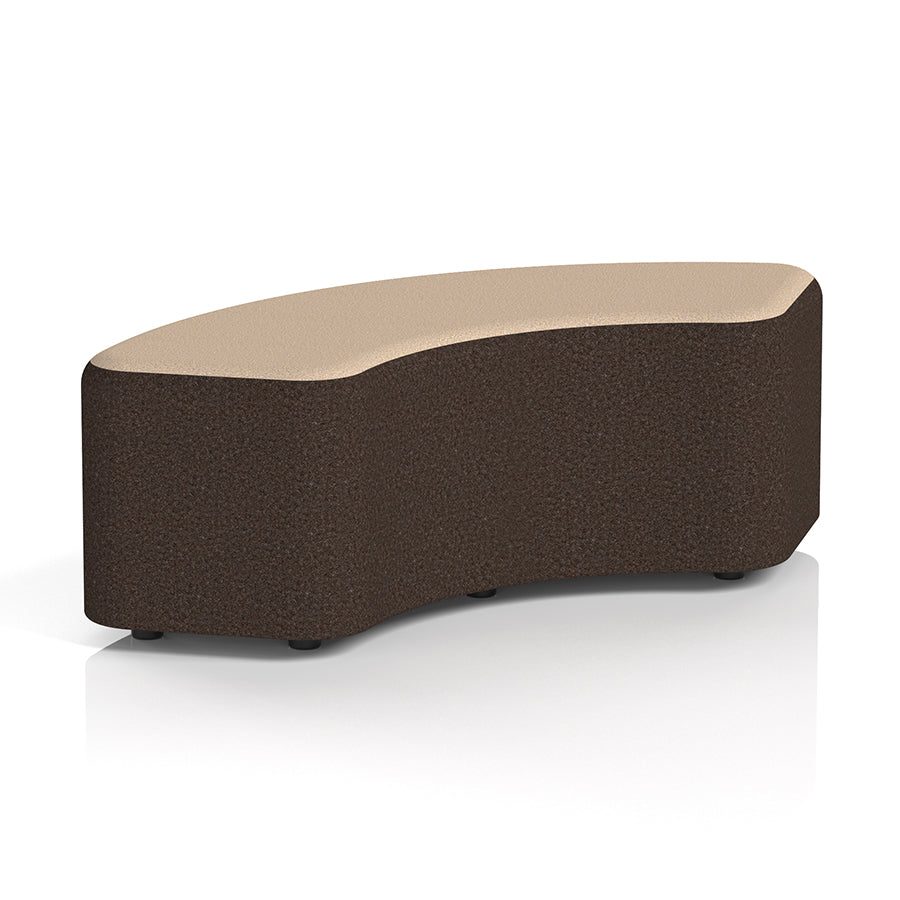 Harlestone Curved Stool in Two Tone - 90 or 180 degree curves