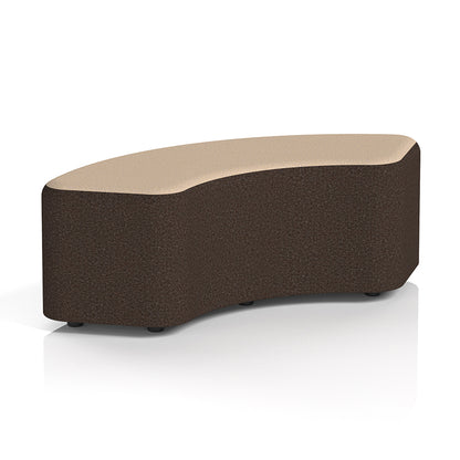 Harlestone Curved Stool in Two Tone - 90 or 180 degree curves