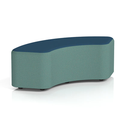 Harlestone Curved Stool in Two Tone - 90 or 180 degree curves