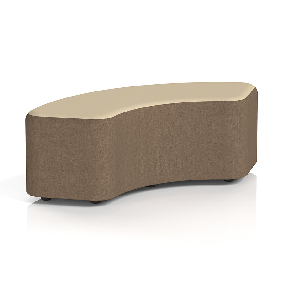 Harlestone Curved Stool in Two Tone - 90 or 180 degree curves