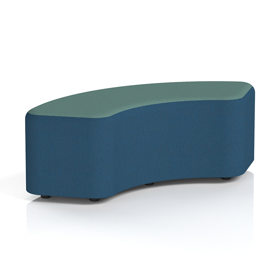 Harlestone Curved Stool in Two Tone - 90 or 180 degree curves