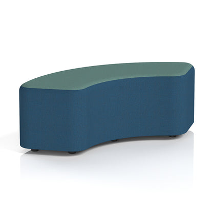 Harlestone Curved Stool in Two Tone - 90 or 180 degree curves