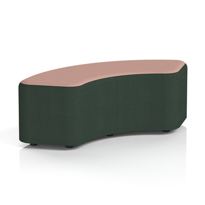 Harlestone Curved Stool in Two Tone - 90 or 180 degree curves