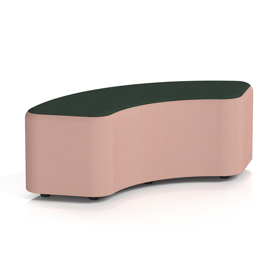Harlestone Curved Stool in Two Tone - 90 or 180 degree curves