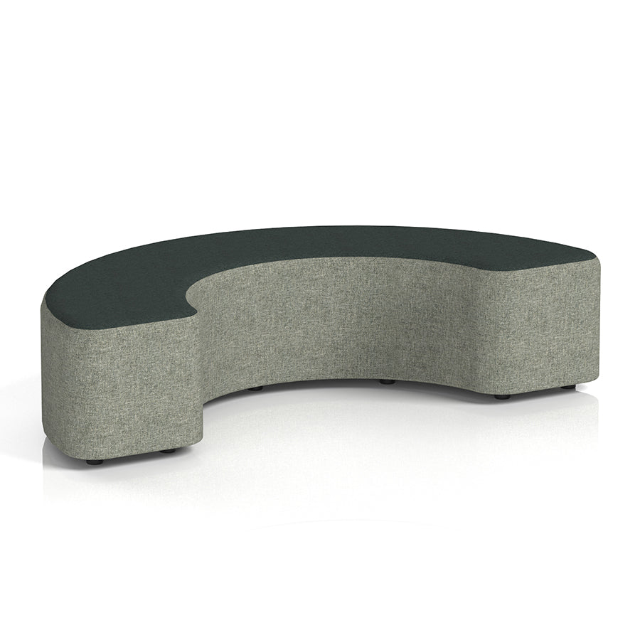 Harlestone Curved Stool in Two Tone - 90 or 180 degree curves