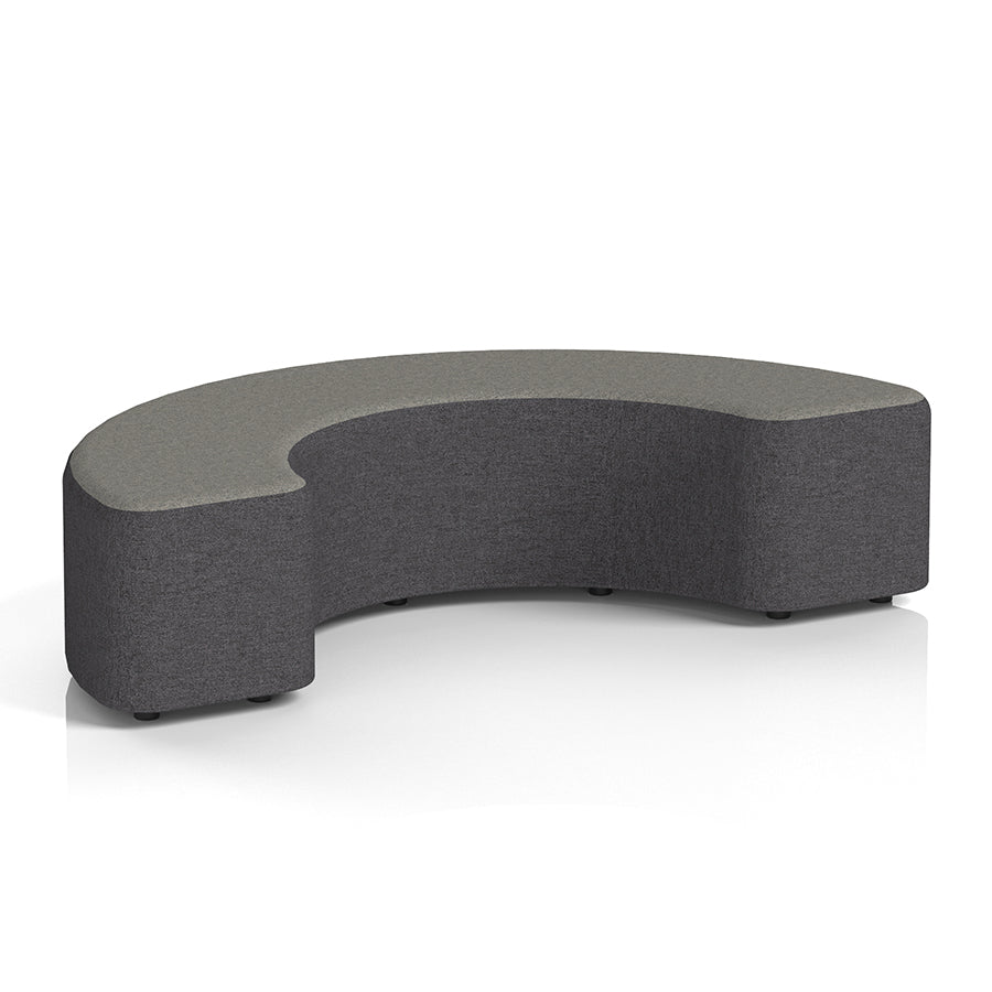 Harlestone Curved Stool in Two Tone - 90 or 180 degree curves