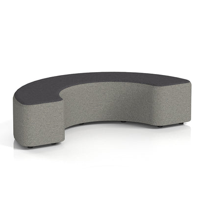 Harlestone Curved Stool in Two Tone - 90 or 180 degree curves